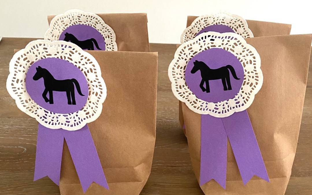 DIY traktatie thema paarden