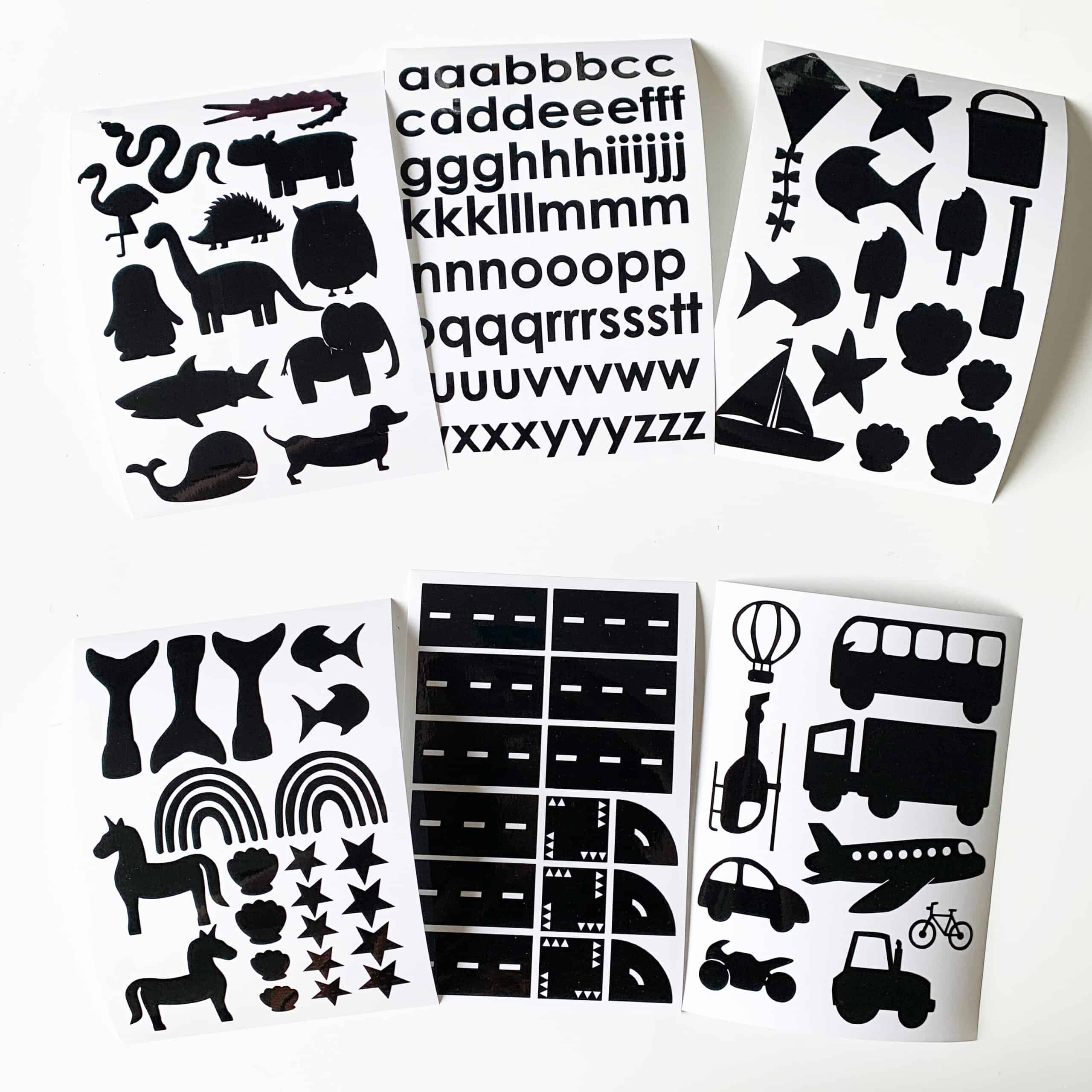 autoraamstickers herbruikbaar