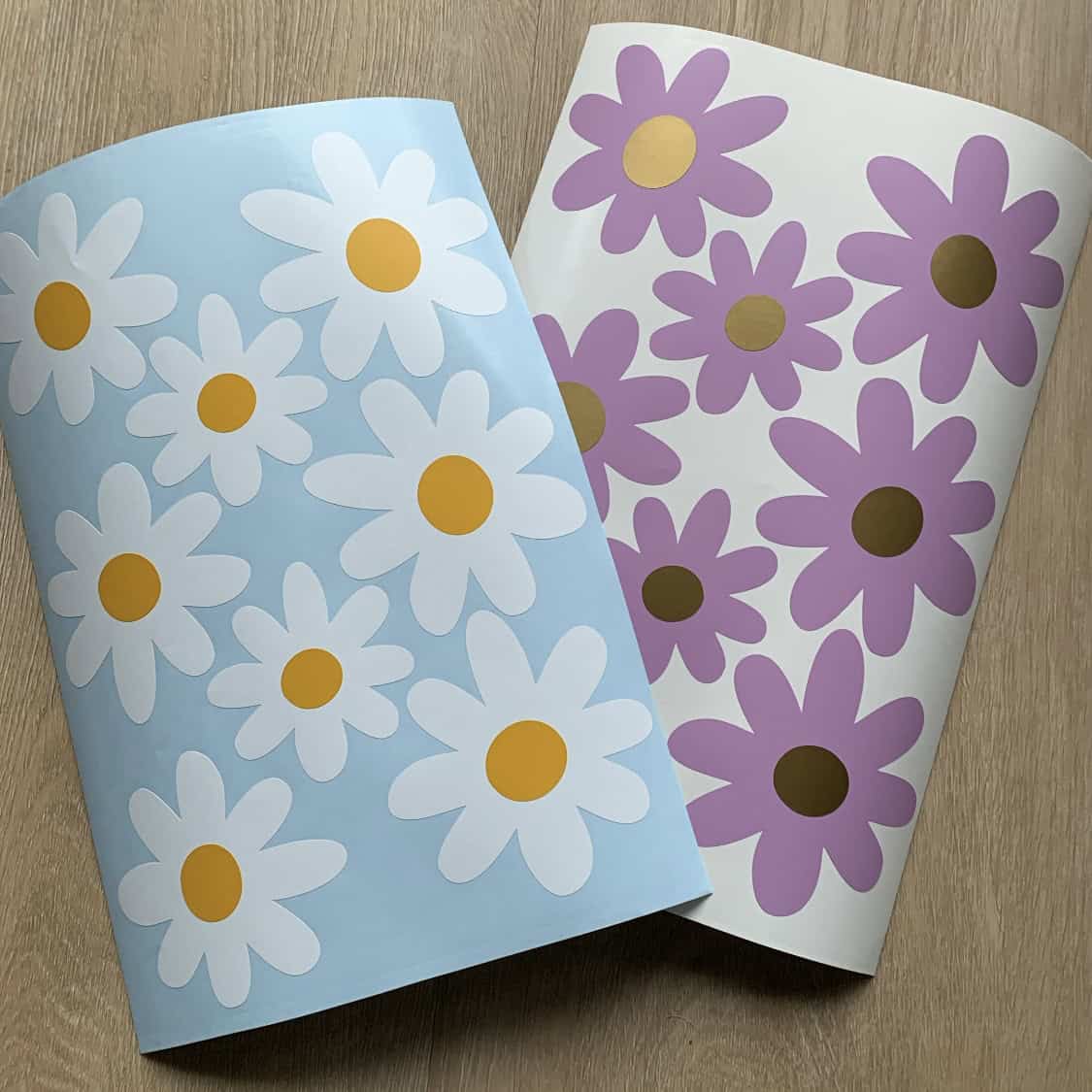 Madeliefjes bloemetjes muurstickers