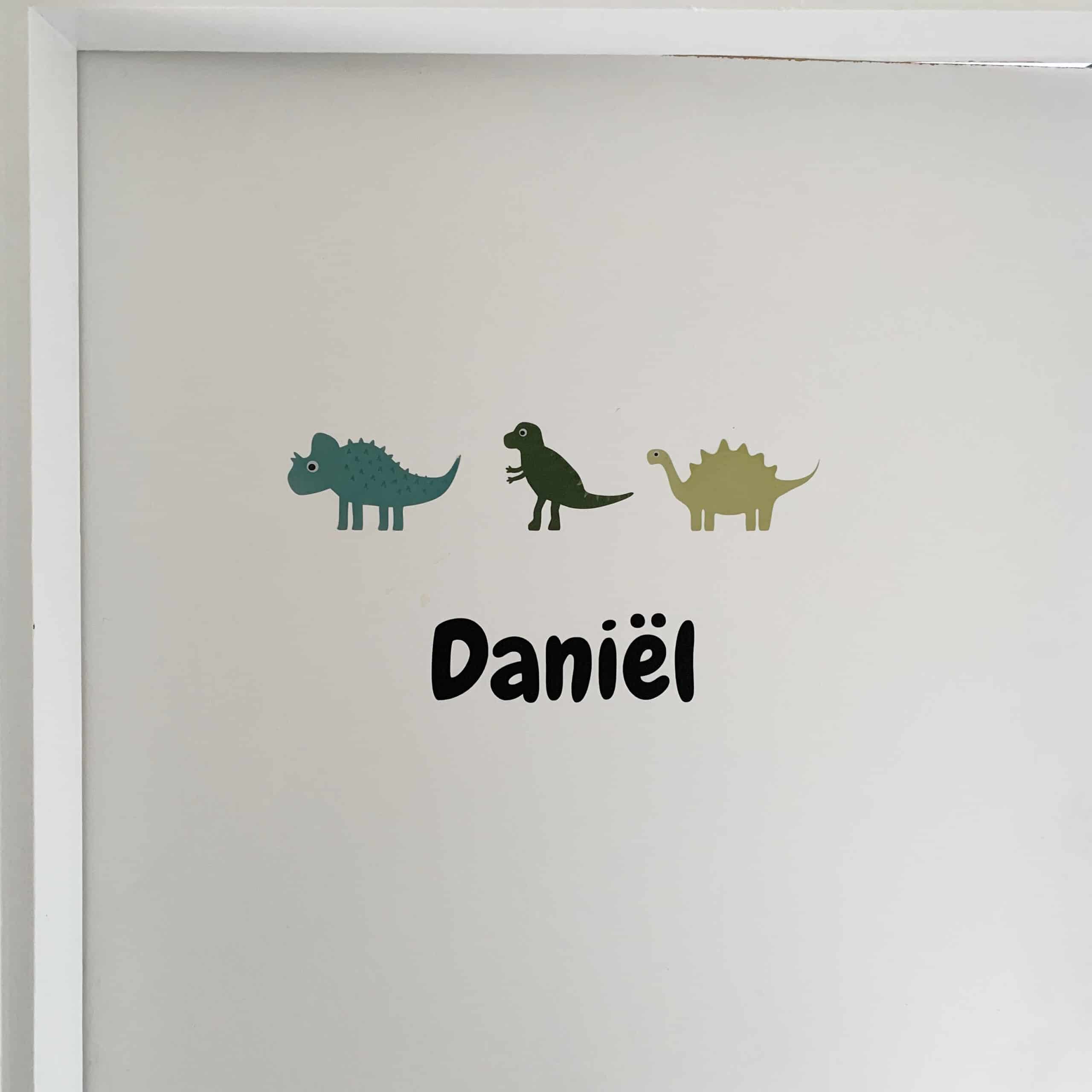 deursticker dinosaurussen