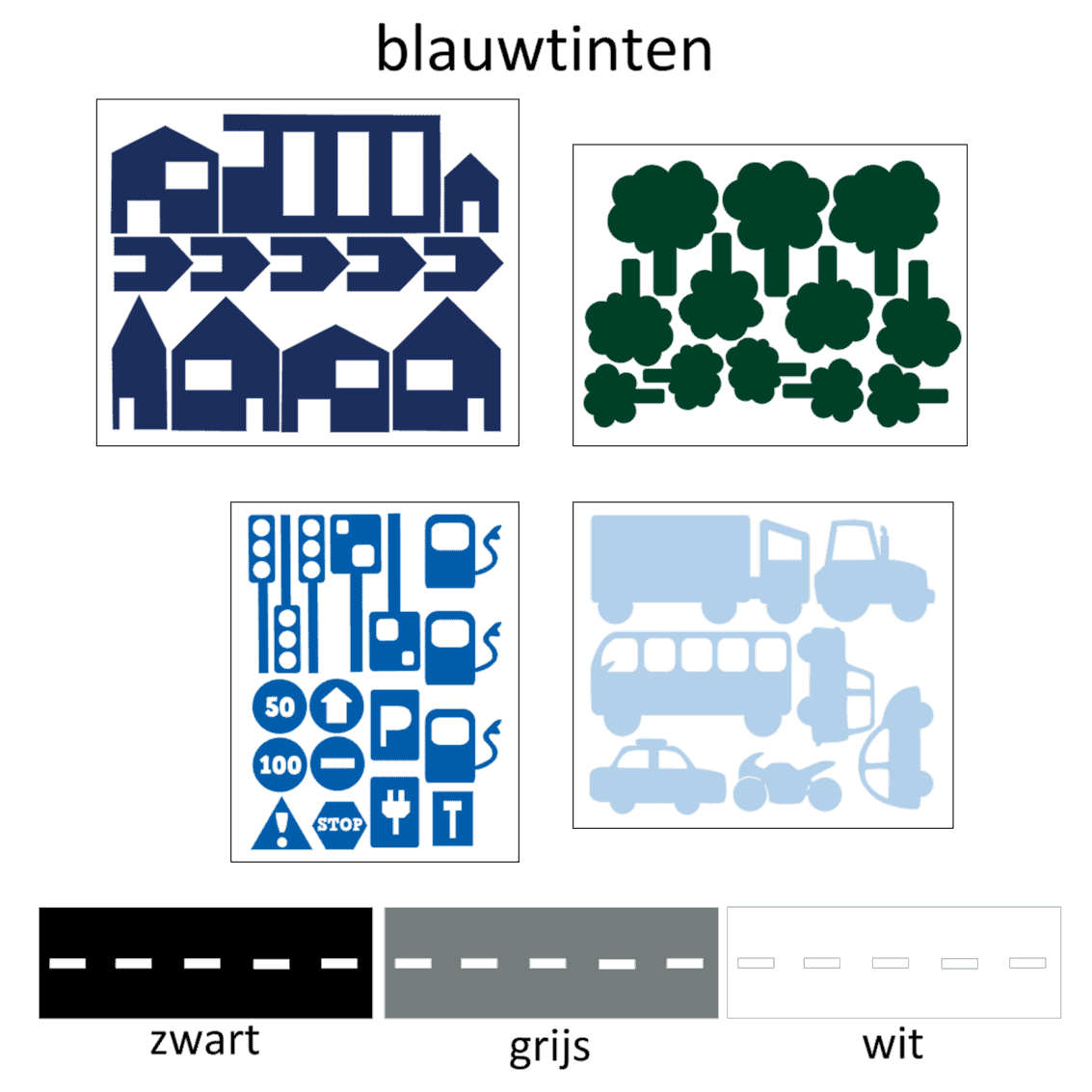 sticky roads voordeelset vloersticker