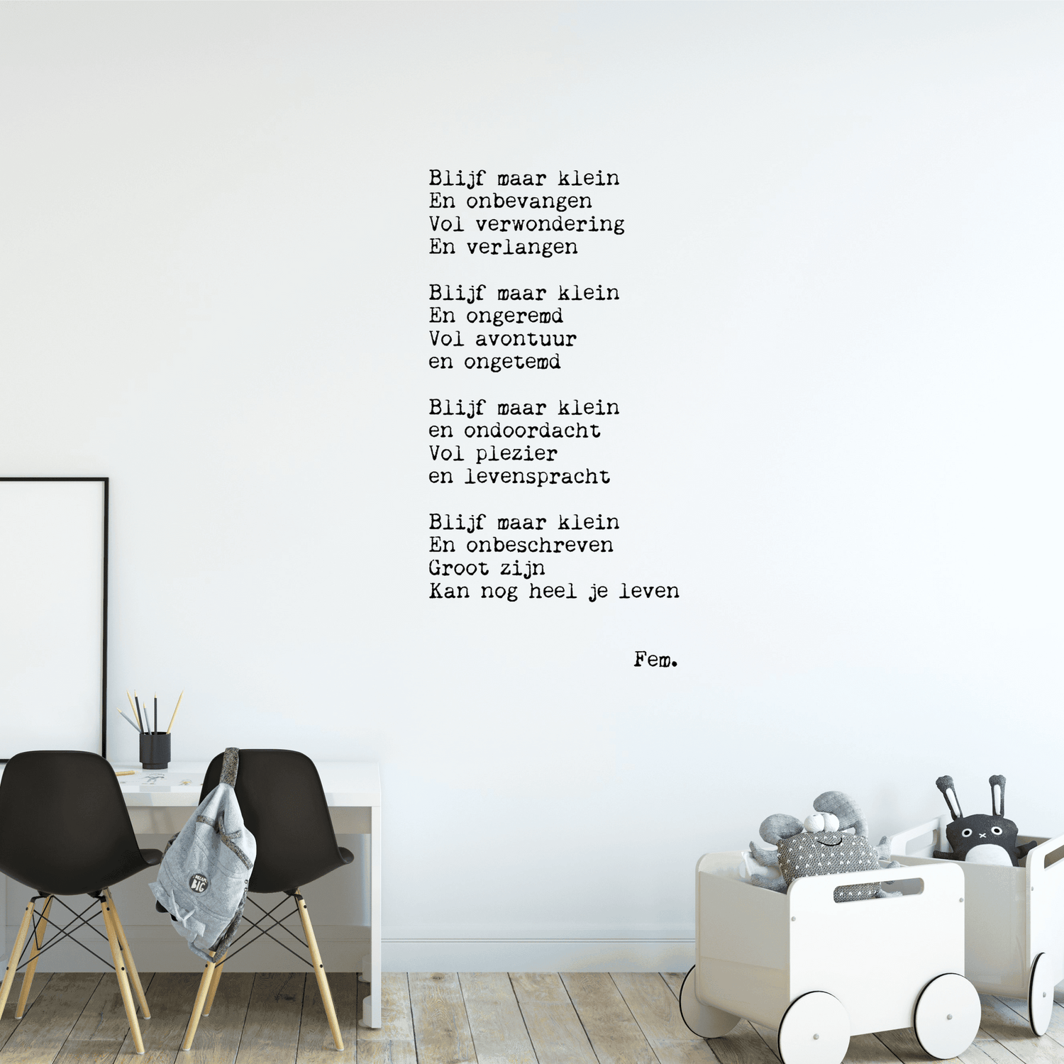 Papierpleziertjes muursticker &