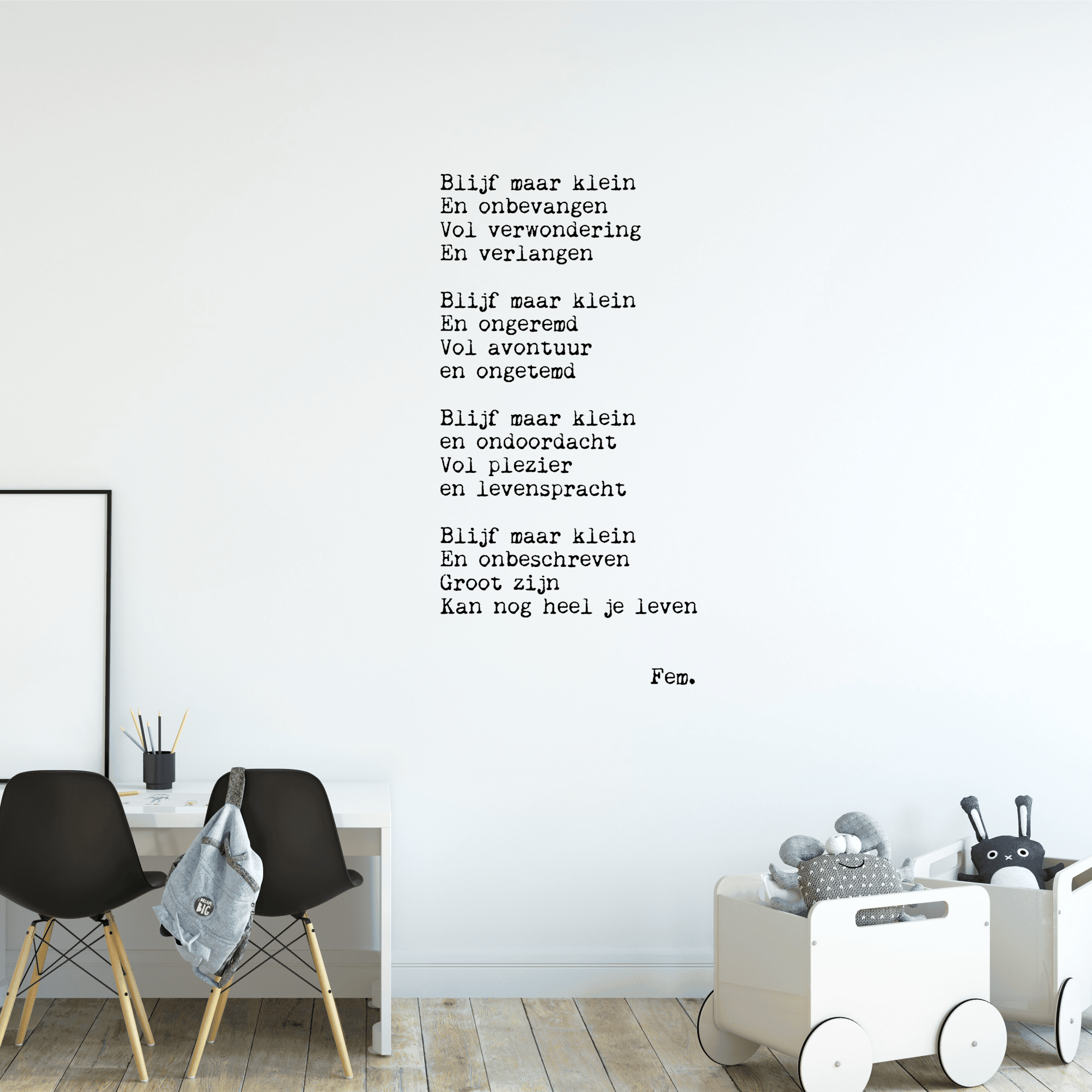 Papierpleziertjes muursticker &