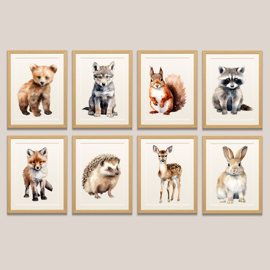 Bosdieren posters