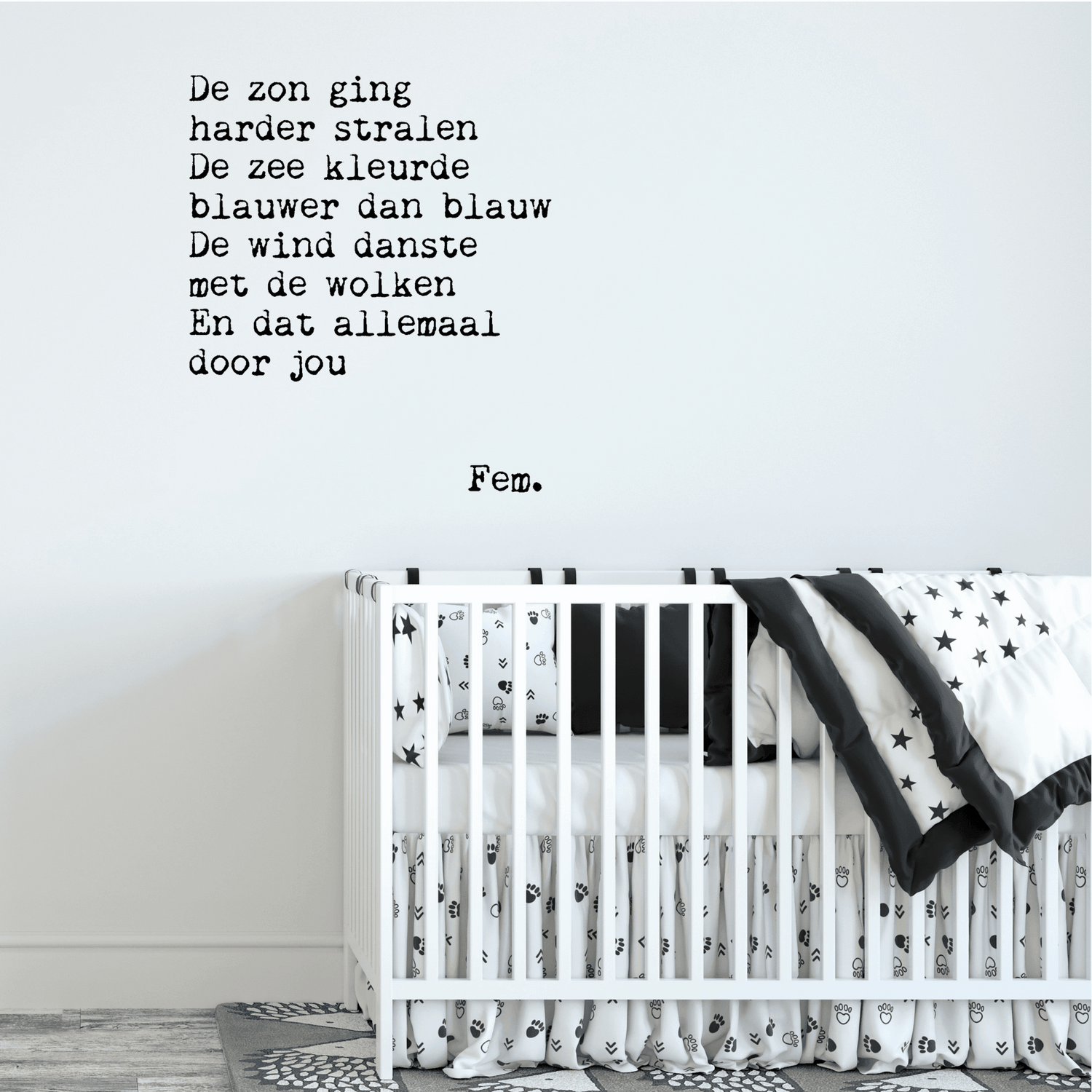 Papierpleziertjes muursticker &