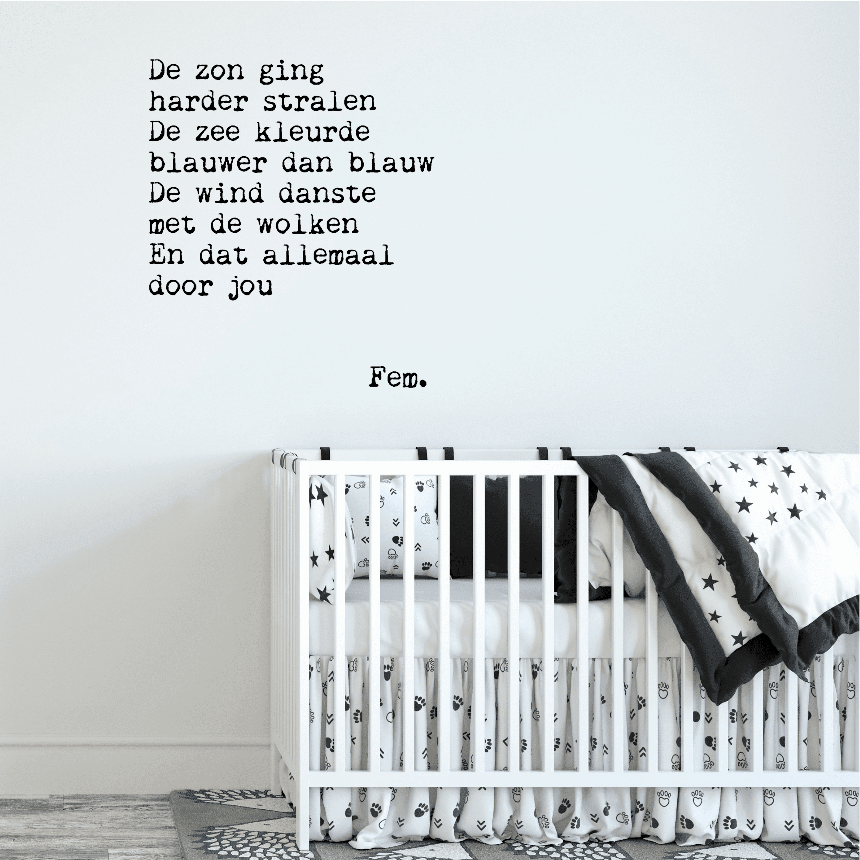 Papierpleziertjes muursticker &