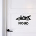 Deursticker raceauto gepersonaliseerd ANNIdesign (diverse kleuren)