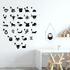 Dieren ABC muurstickers