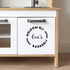 GEPERSONALISEERD Stick & Cook (keukenstickers) cirkel