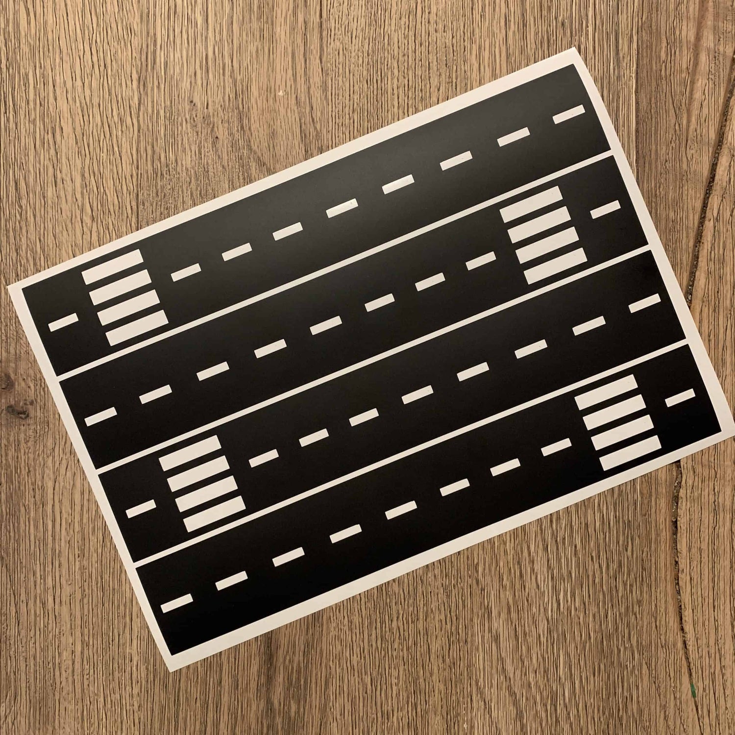 sticky roads vloersticker