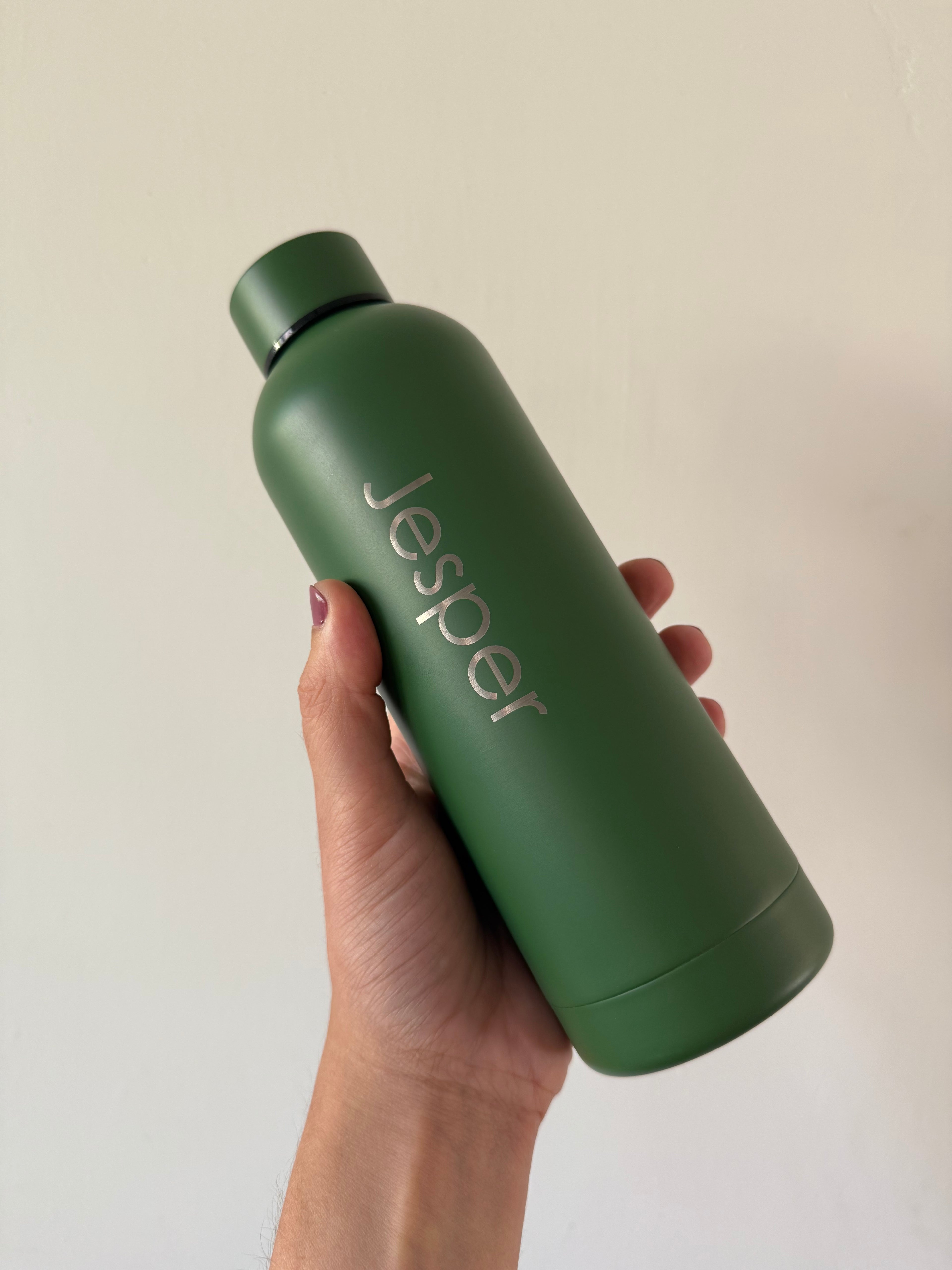 Rvs drinkfles 500ml met naam