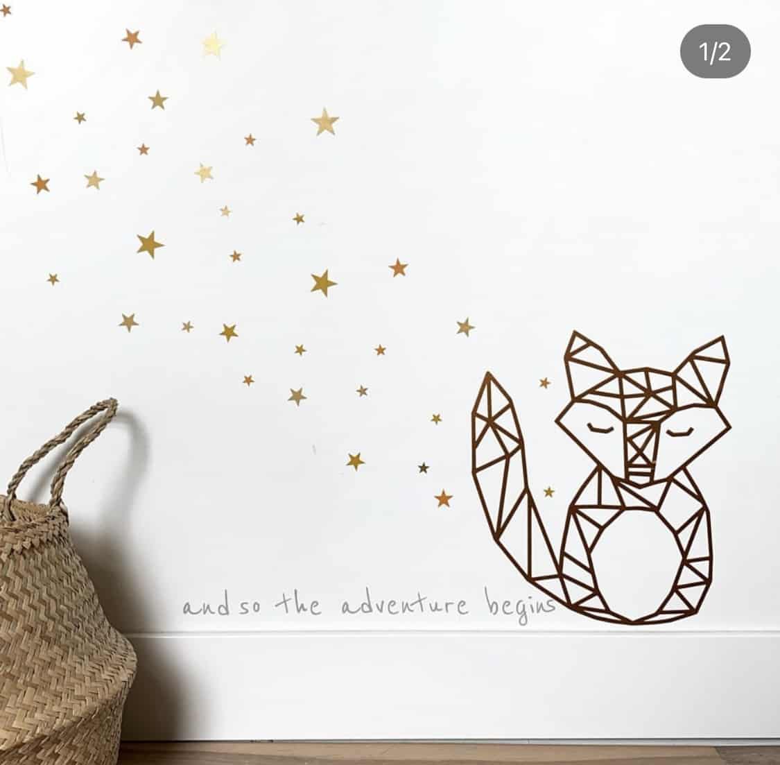 muurstickers forest n bear