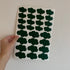 Sale muurstickers wolkjes bos groen (diverse afmetingen)