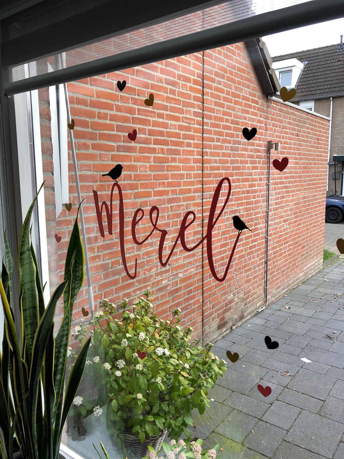 Maatwerk geboortesticker helemaal gepersonaliseerd