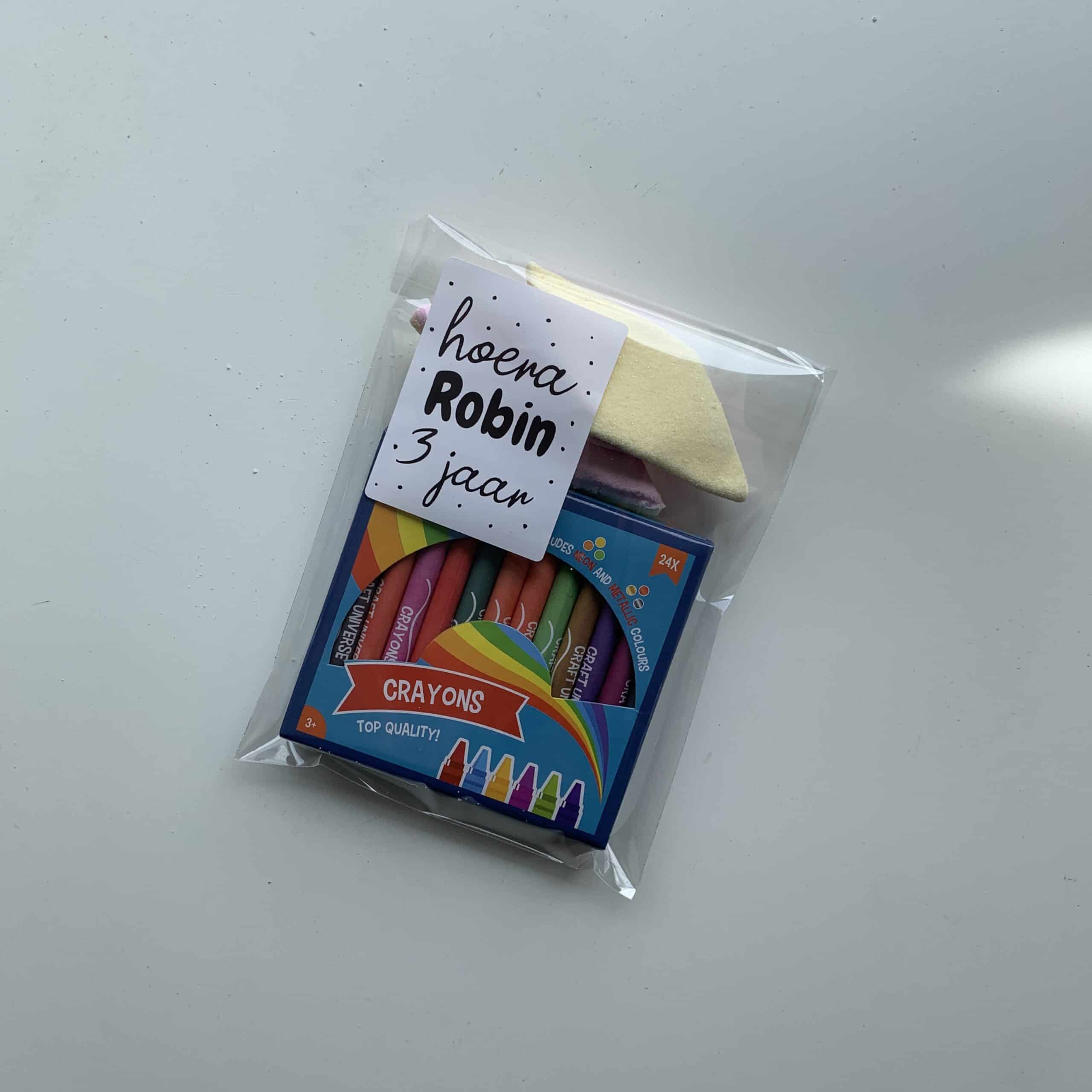 traktatiestickers gepersonaliseerd