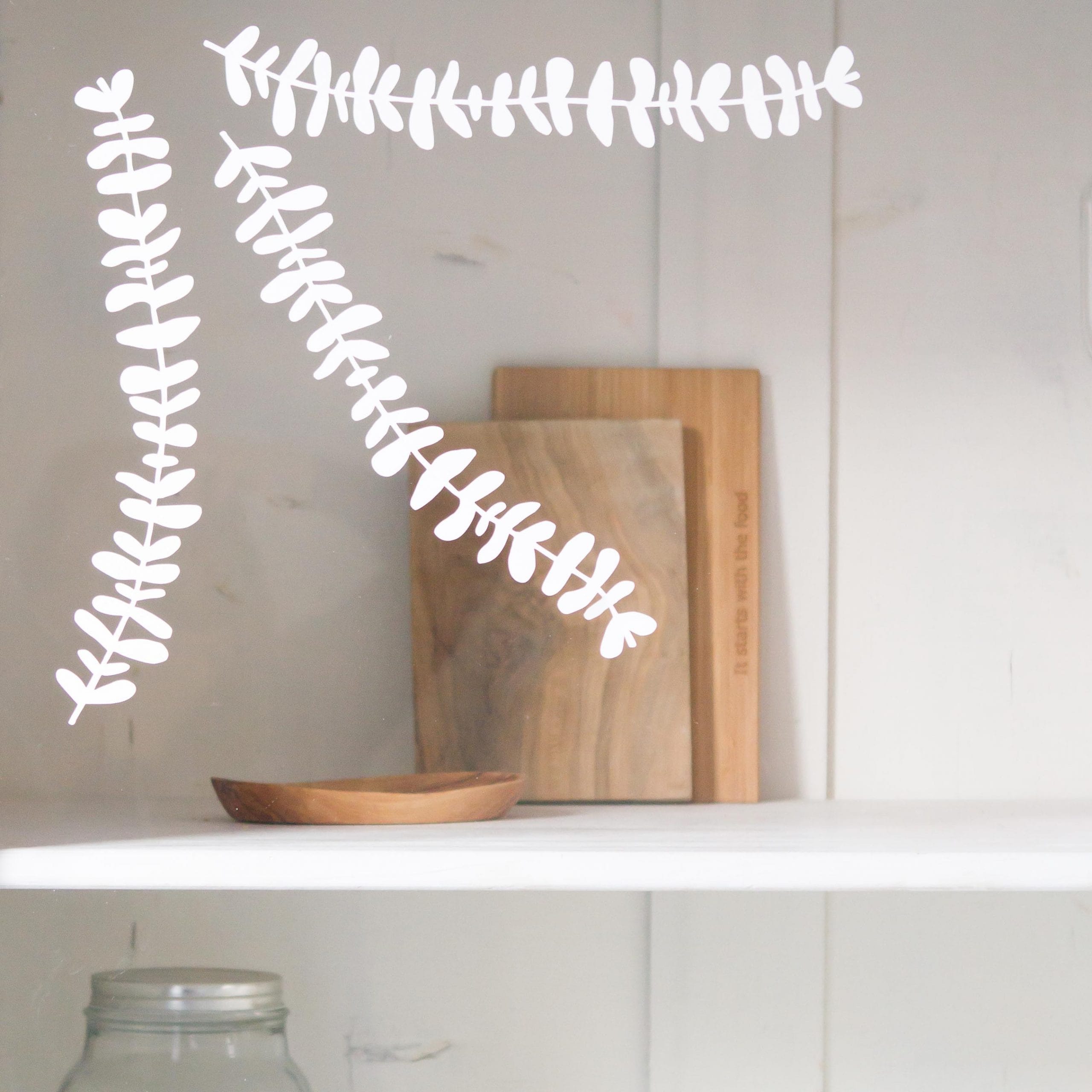 Botanische interieurstickers takjes