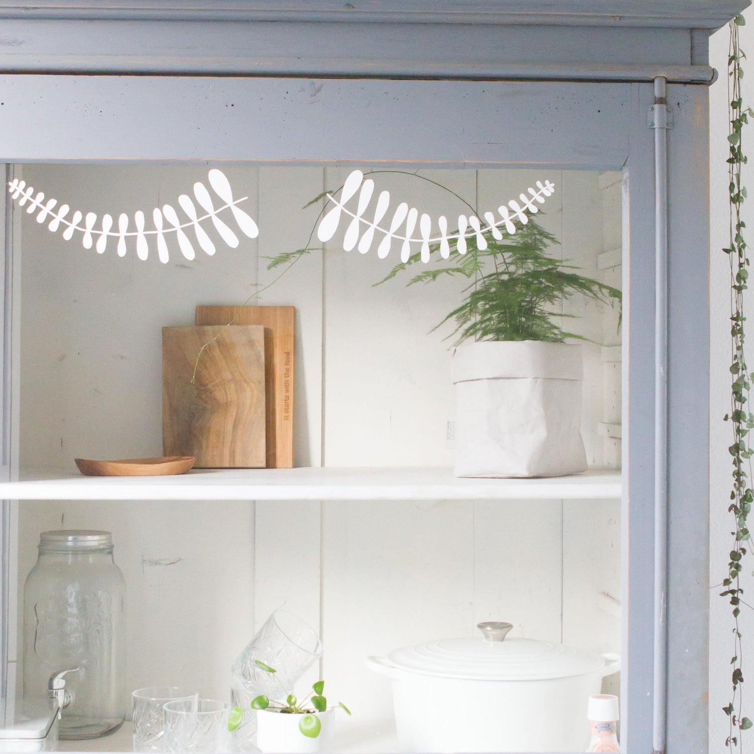 Botanische interieurstickers varens