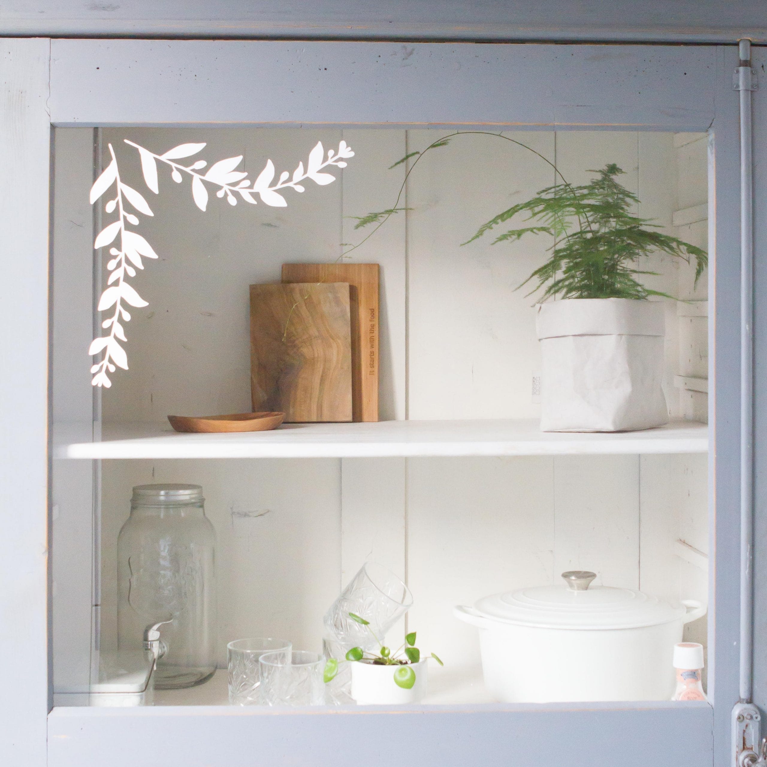 Botanische interieurstickers olijftakjes