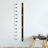 Groeimeter (muur)sticker met Sticky Roads