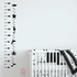 Groeimeter (muur)sticker met zeedieren