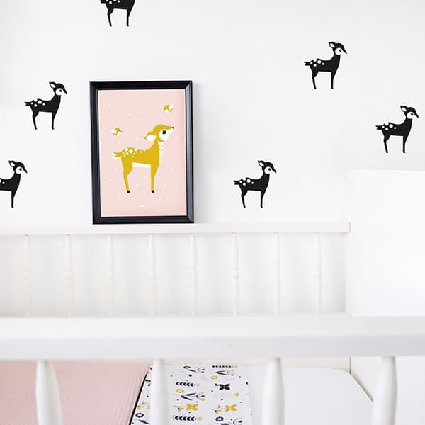 Muursticker hert ANNIdesign (diverse kleuren)
