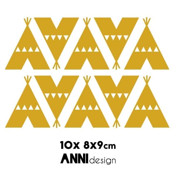 Muurstickers Tipi ANNIdesign (diverse kleuren)