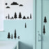 Muursticker set Kamperen ANNIdesign (diverse kleuren)