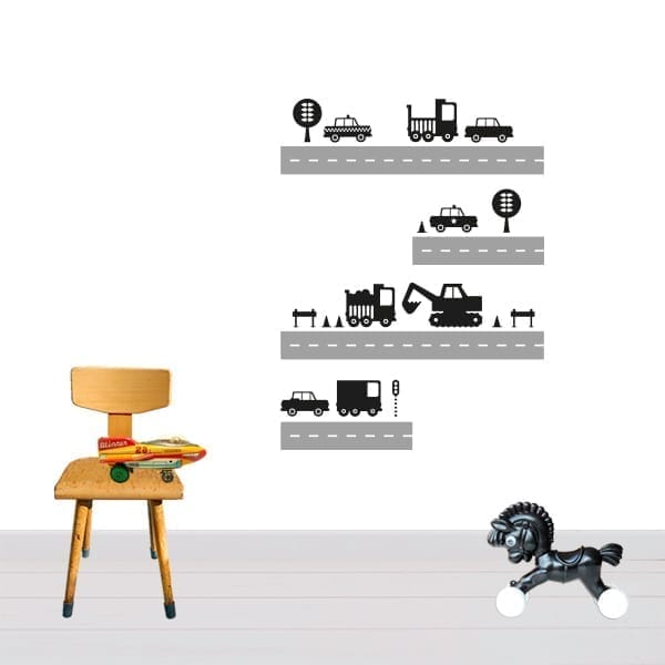 Muurstickers Voertuigen en wegdelen ANNIdesign