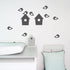 Muursticker set Vogelhuis ANNIdesign (diverse kleuren)