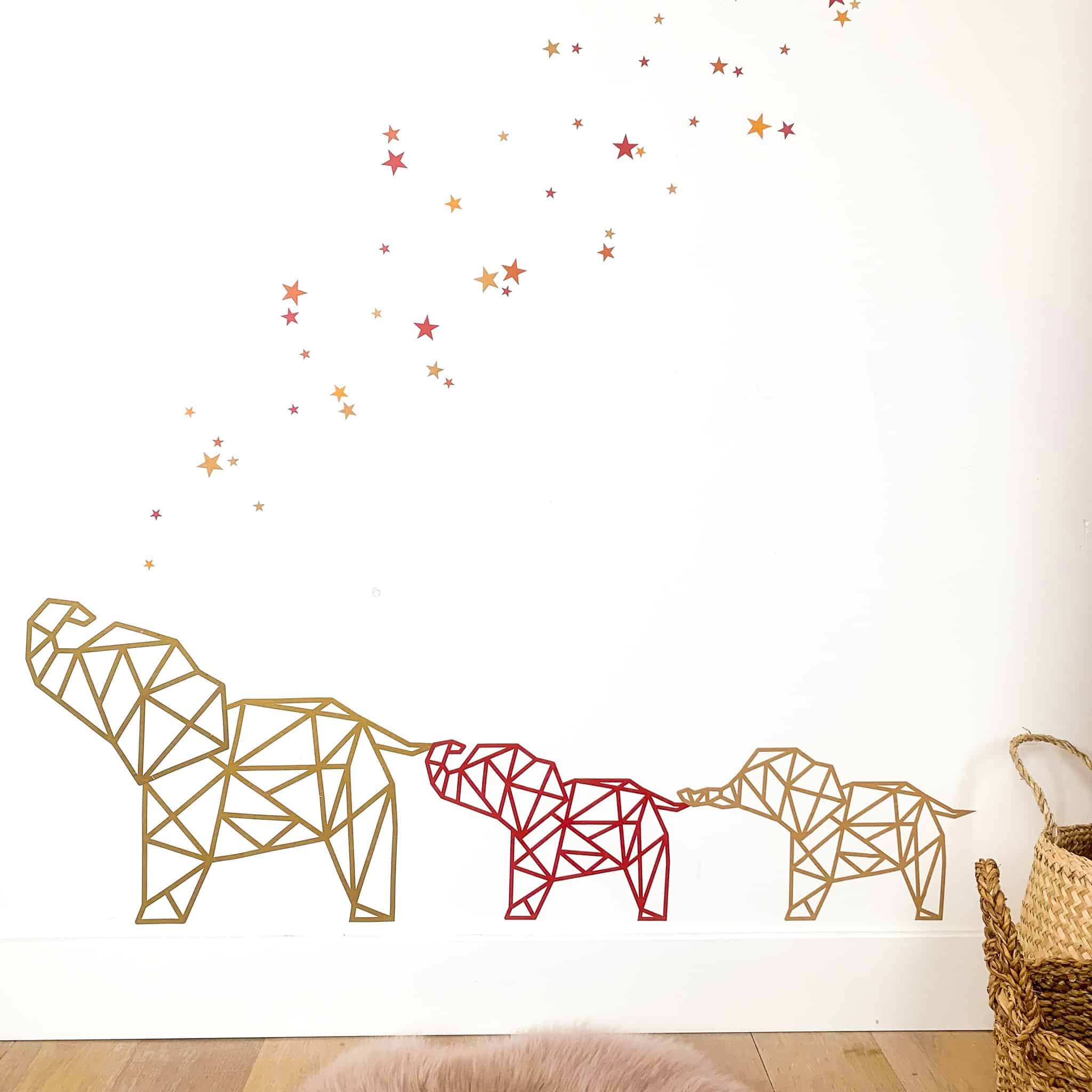 muursticker olifant