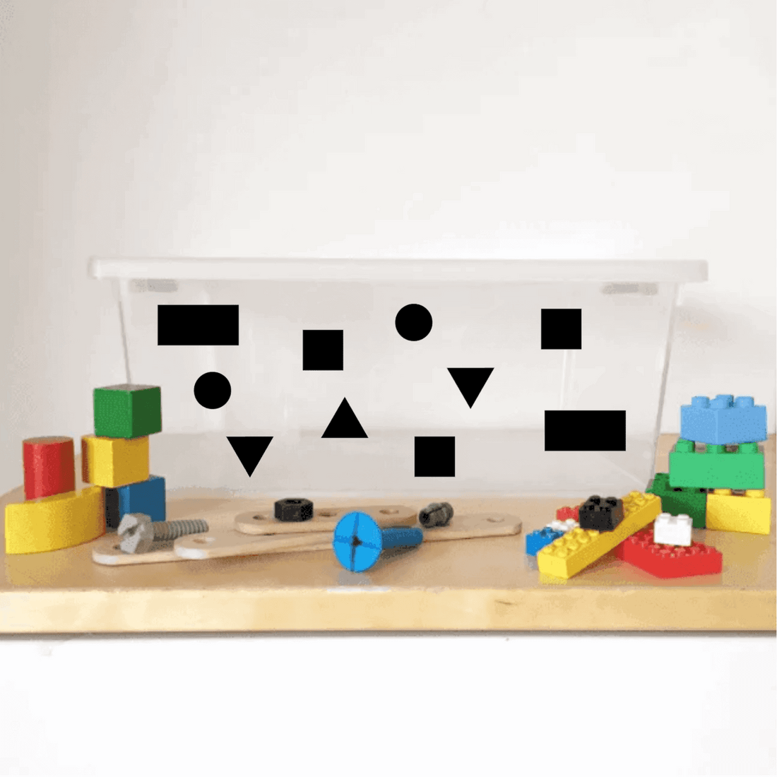 Opruimstickers blokken