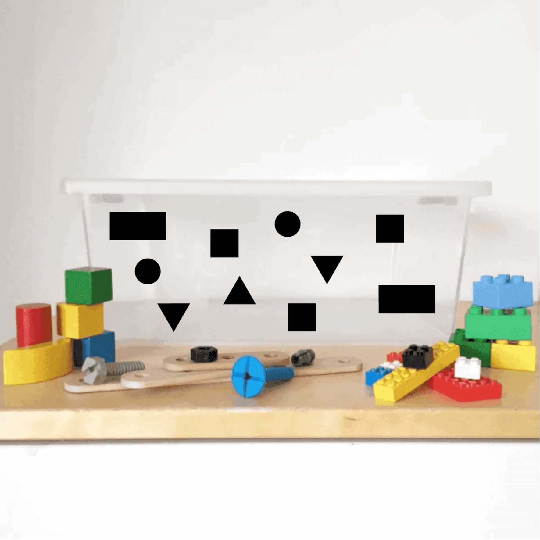 Opruimstickers blokken