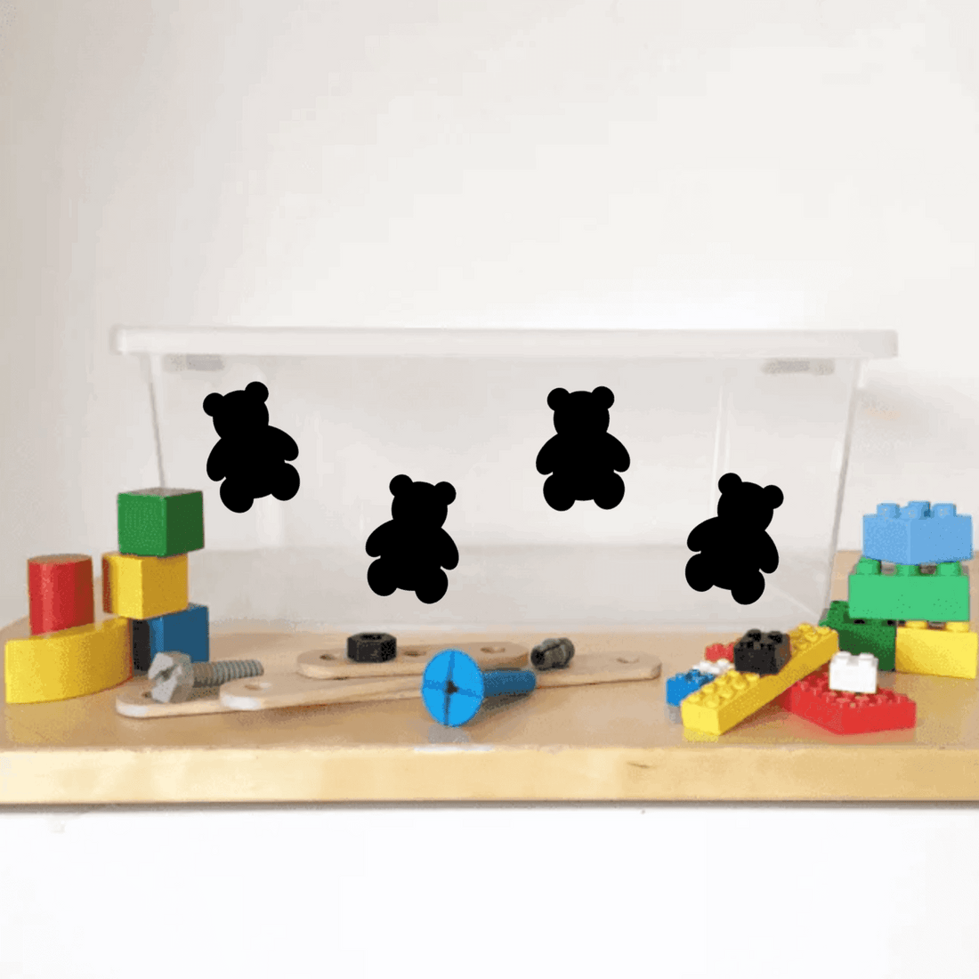 Opruimstickers knuffels