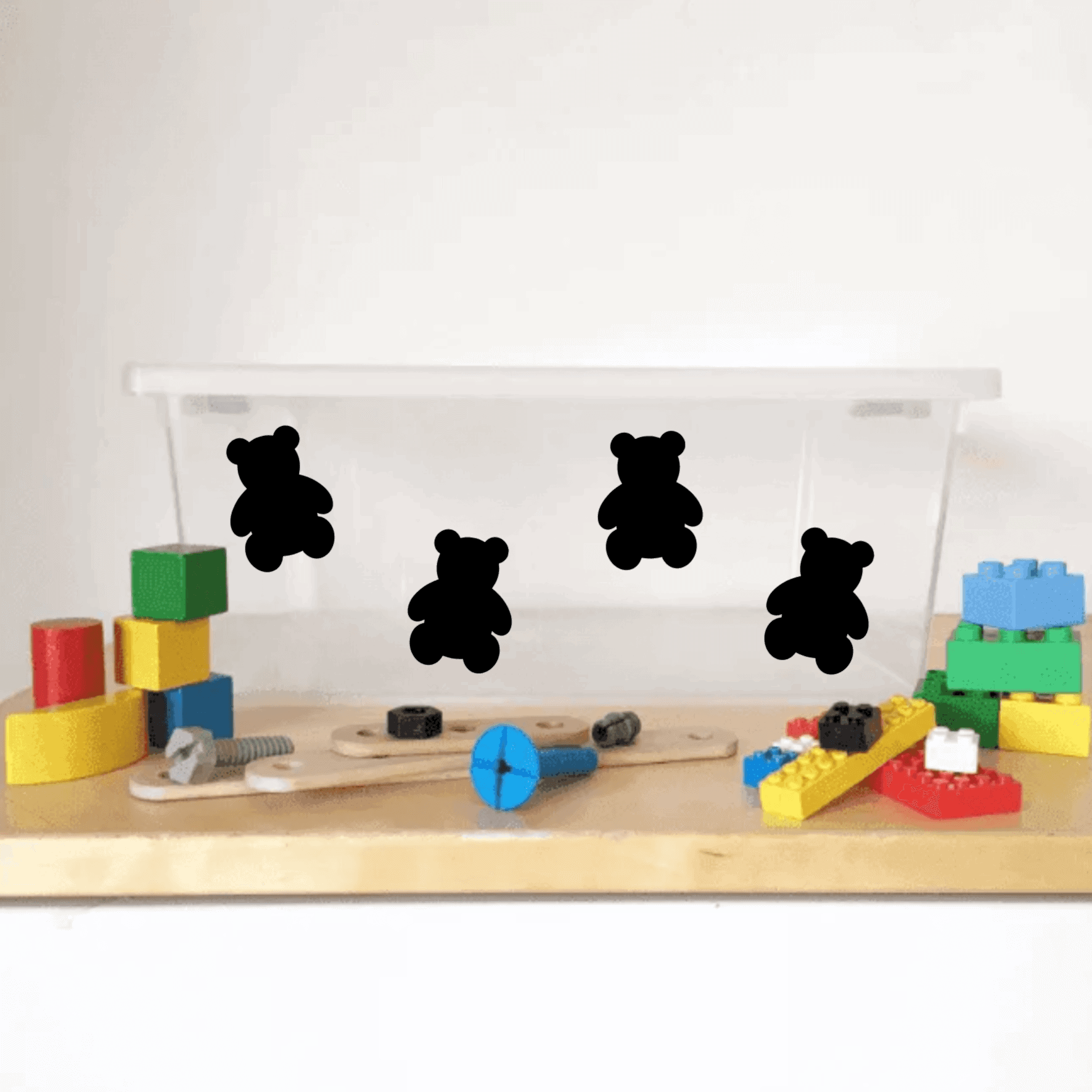 Opruimstickers knuffels