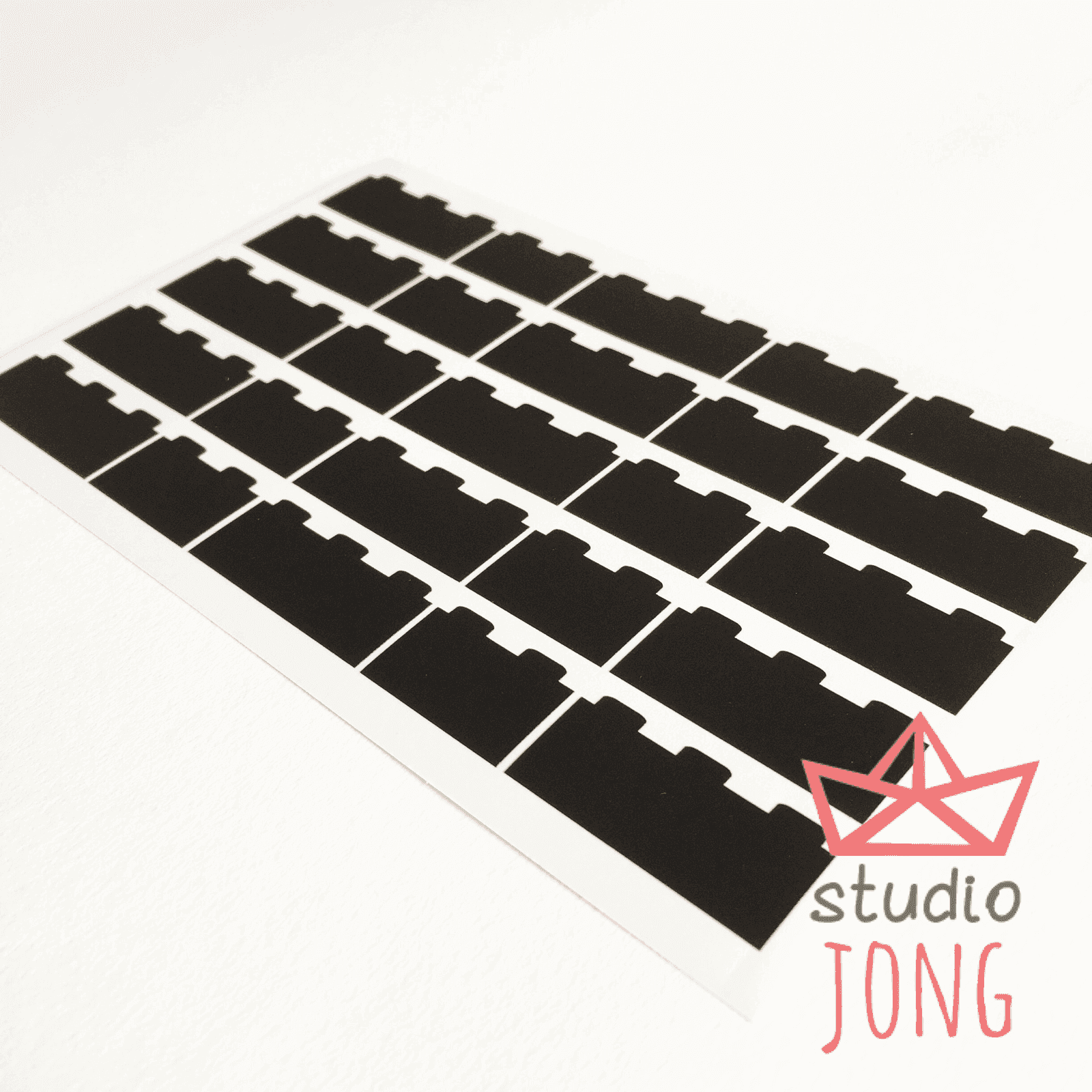 Opruimstickers lego diverse kleuren