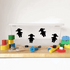 Opruimstickers poppen