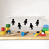 Opruimstickers poppetjes