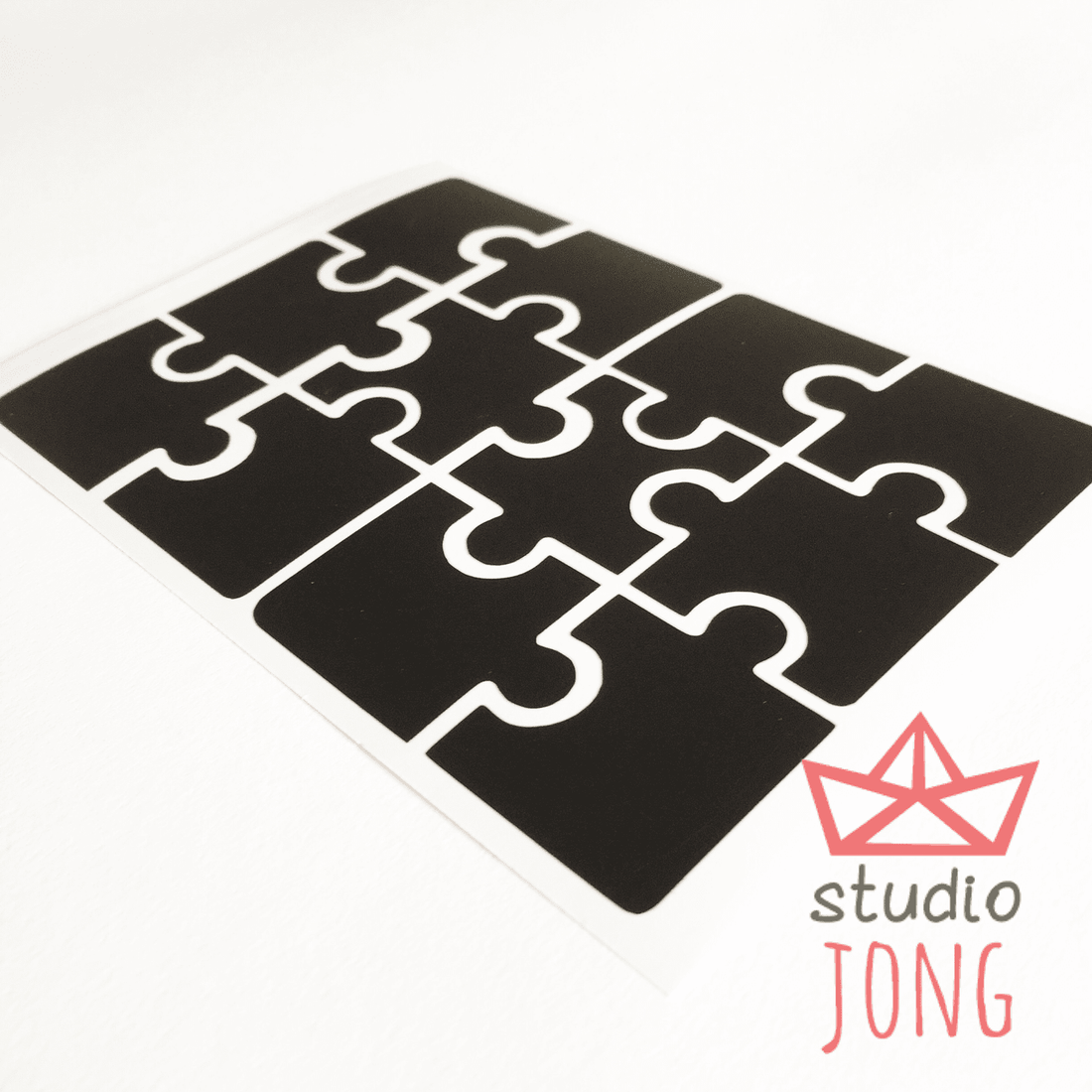Opruimstickers puzzel