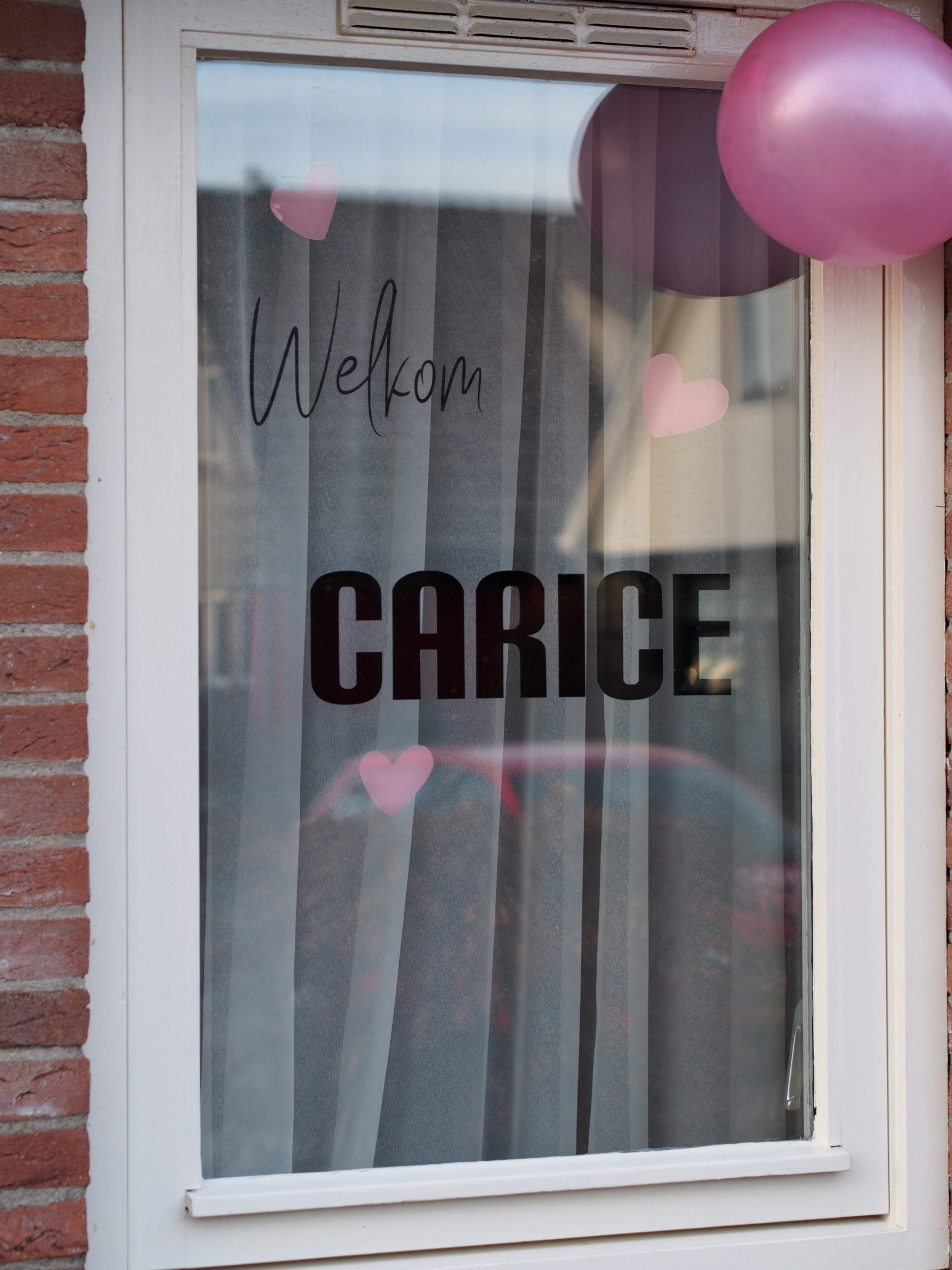 Maatwerk geboortesticker helemaal gepersonaliseerd