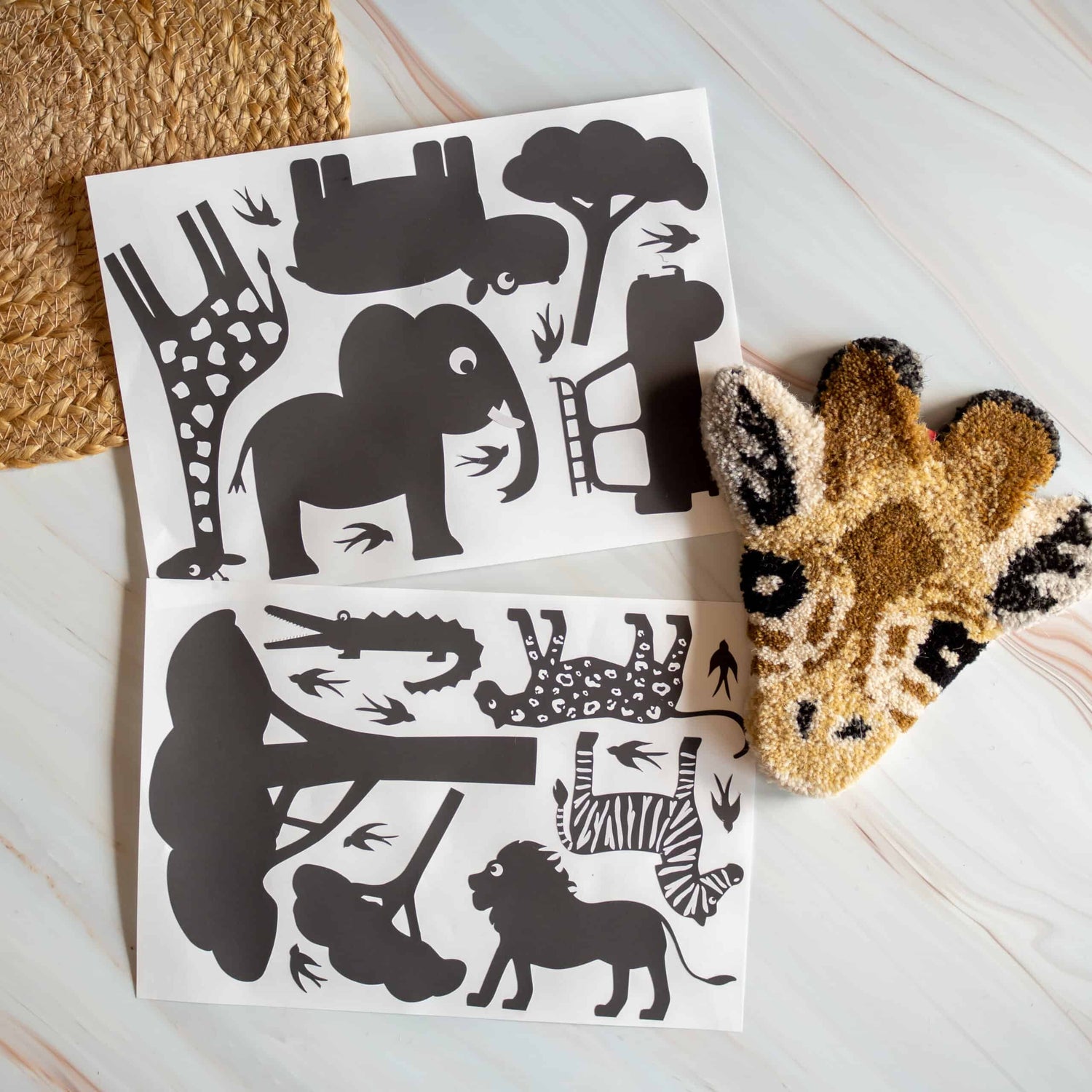 Safari/jungle muurstickers