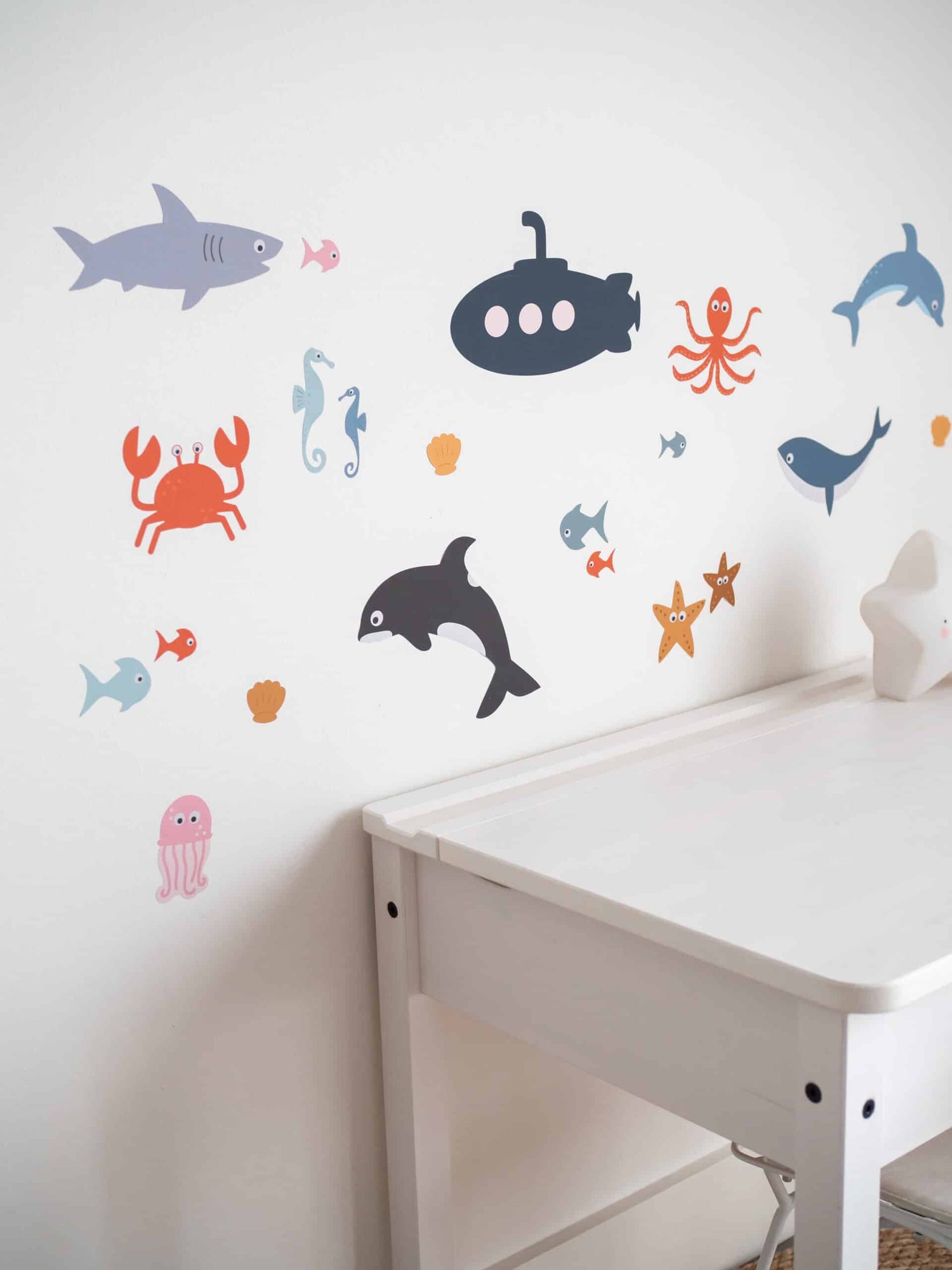 Zeedieren muurstickers