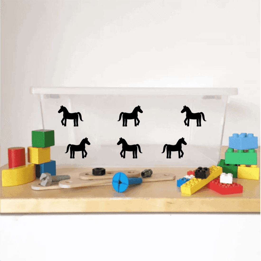Opruimstickers paarden