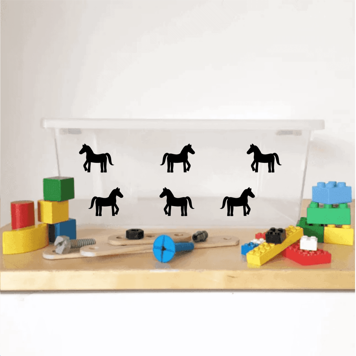 Opruimstickers paarden