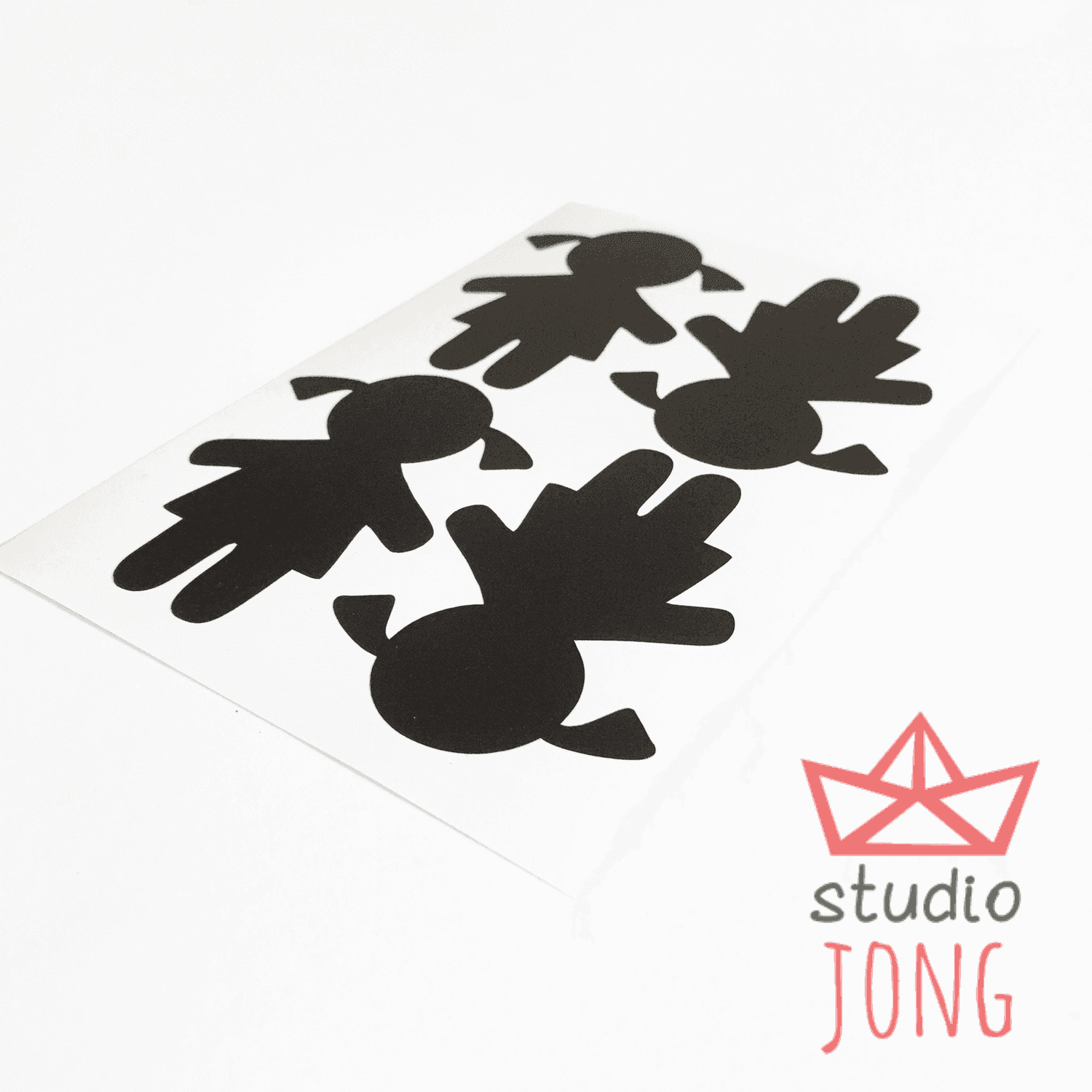 Opruimstickers poppen