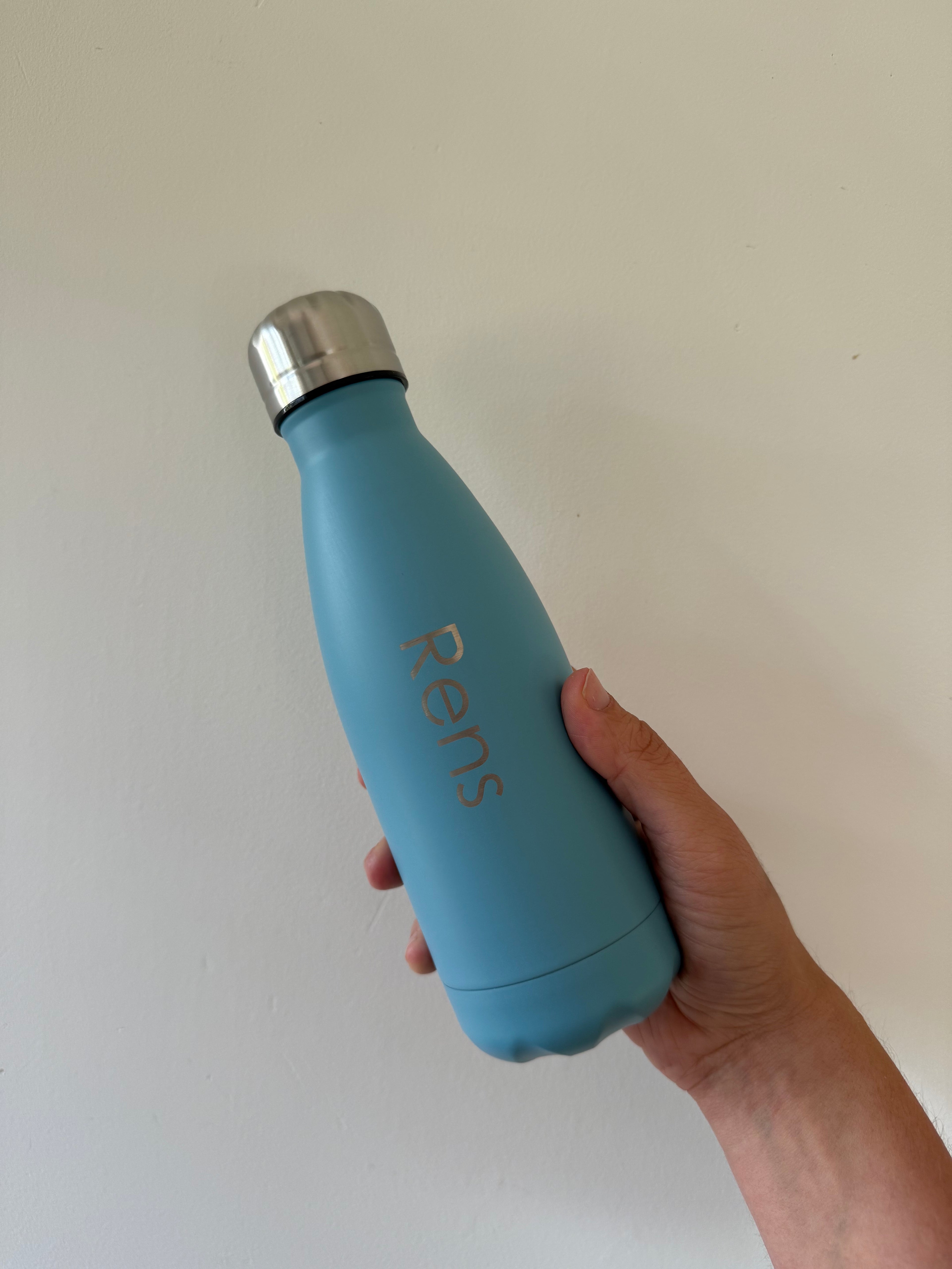 Rvs drinkfles 400ml met naam