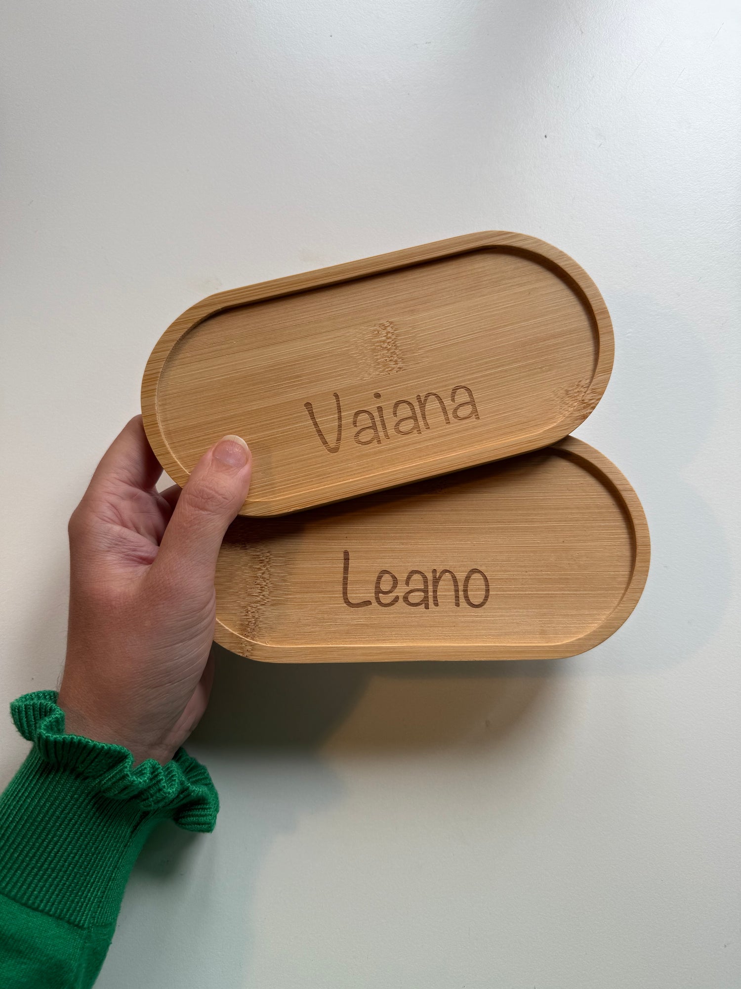 Snackplankje klein met naam