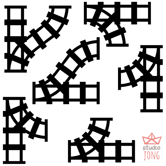 Sticky Rails (muur)stickers