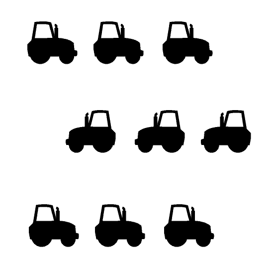 Trekker muurstickers