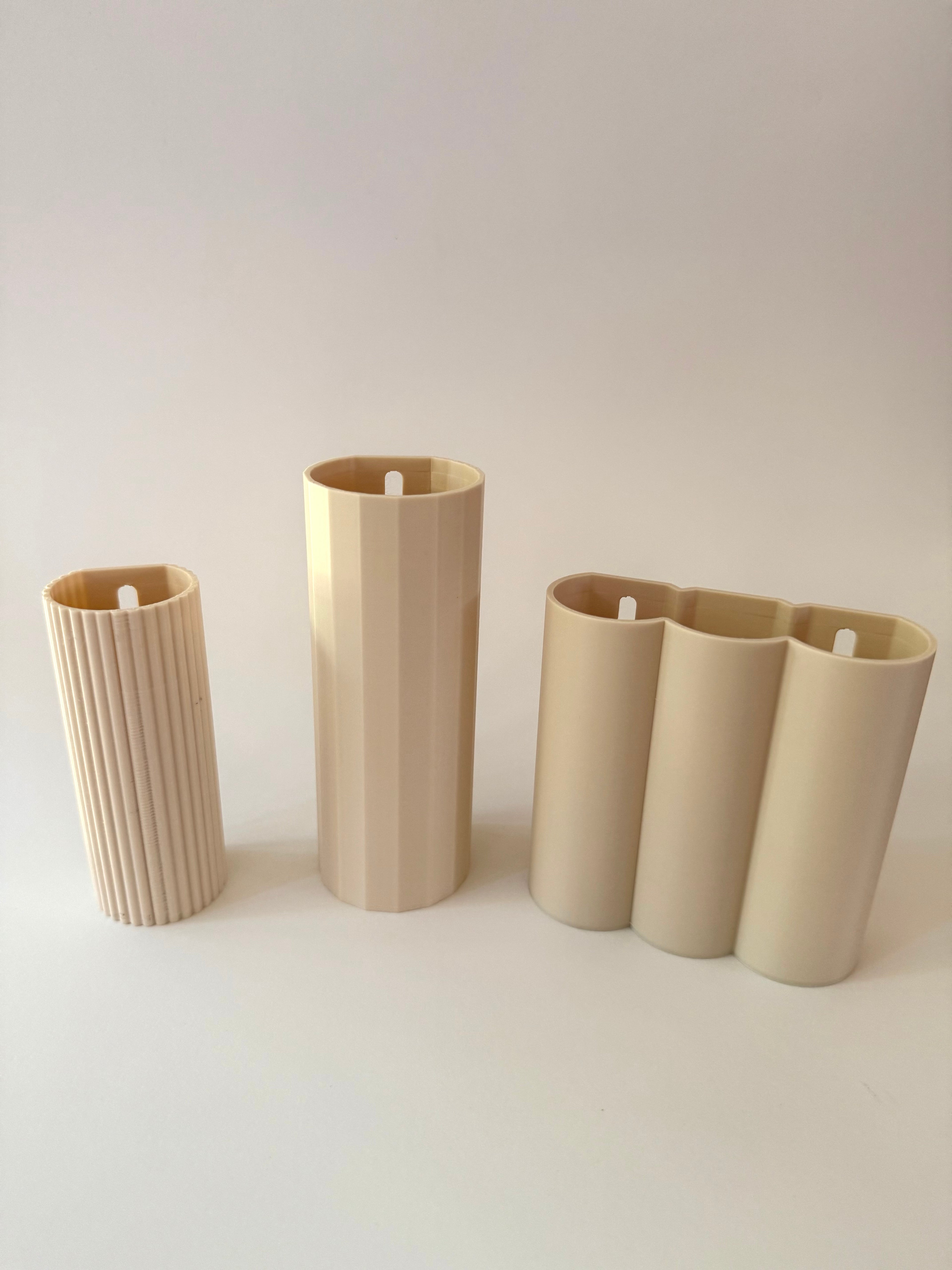 Wandvaasjes diverse kleuren