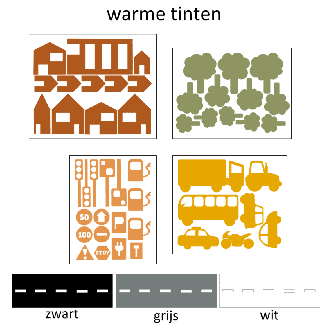 sticky roads voordeelset vloersticker